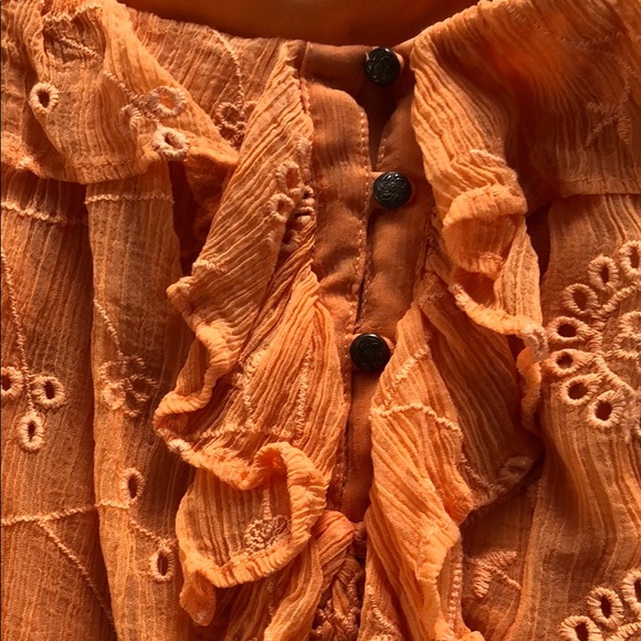 Anthropologie Floreat Embroidered Off The Shoulder Top - Picture 6 of 10